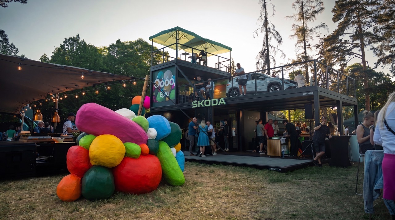 Dekorace pro Škoda event